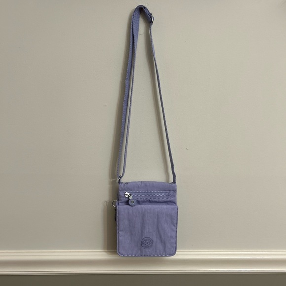 Kipling Purple Nylon Eldorado Crossbody Small Pocketbook - Picture 2 of 11